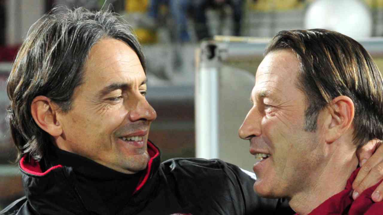 Inzaghi e Tramezzani foto LaPresse