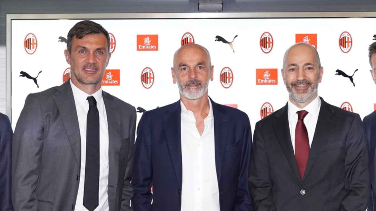 maldini, pioli e gazidis - foto LaPresse