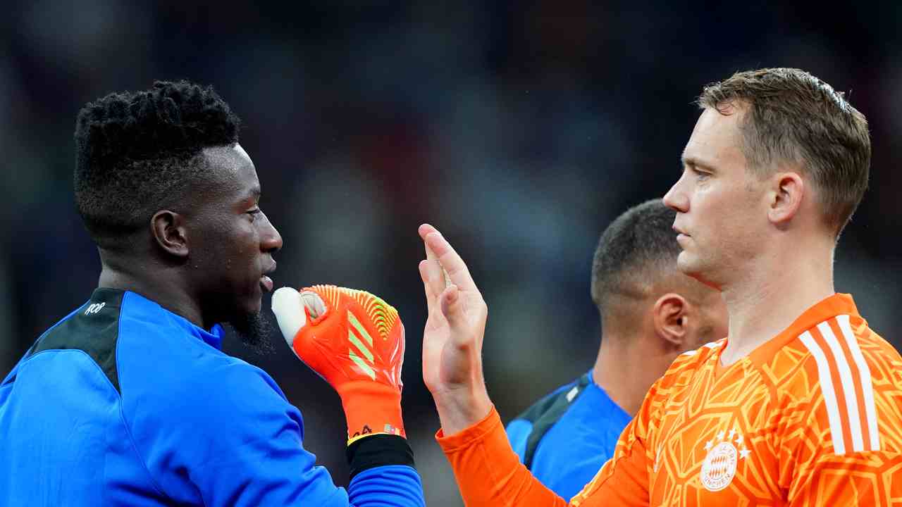 Onana e Neuer - foto LaPresse