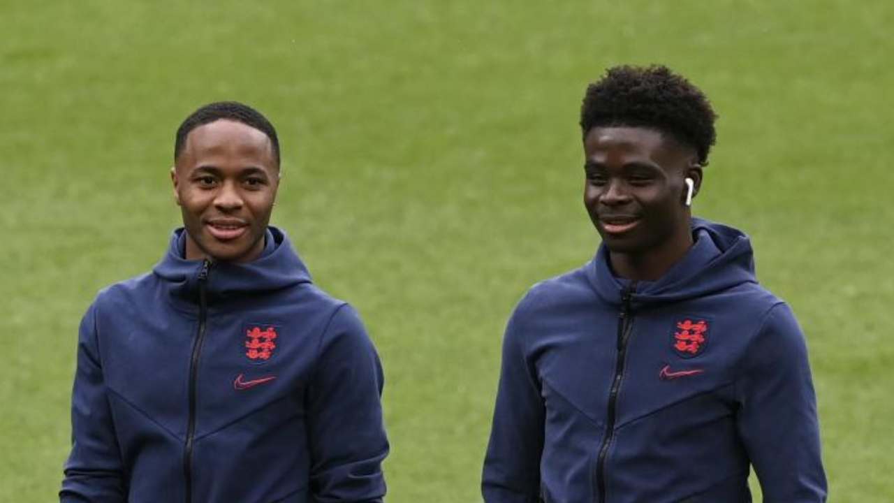 Sterling e Saka foto LaPresse