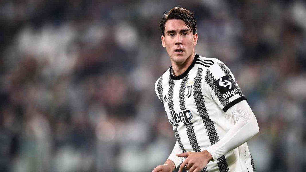 Juventus infortunio Vlahovic, l'annuncio di Allegri