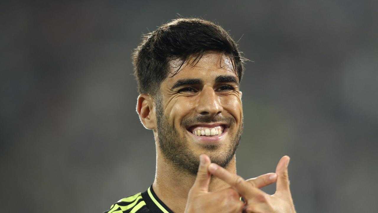 Asensio sorridente foto LaPresse