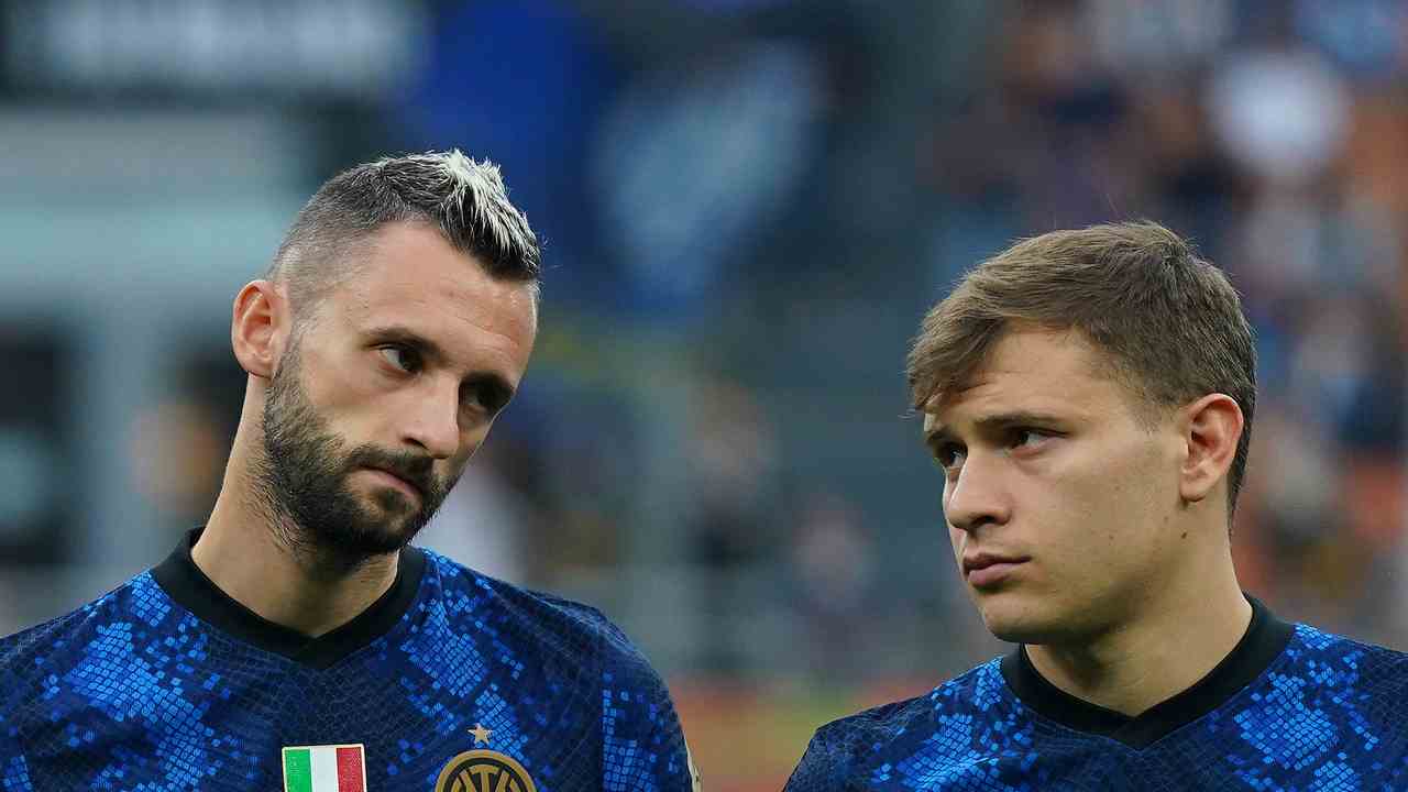 brozovic e barella foto lapresse