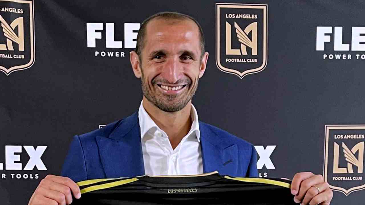 Chiellini in America - foto LaPresse