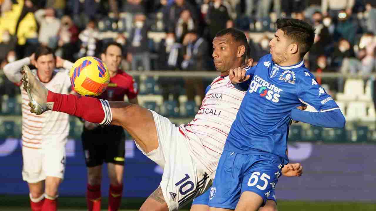 empoli-cagliari foto LaPresse