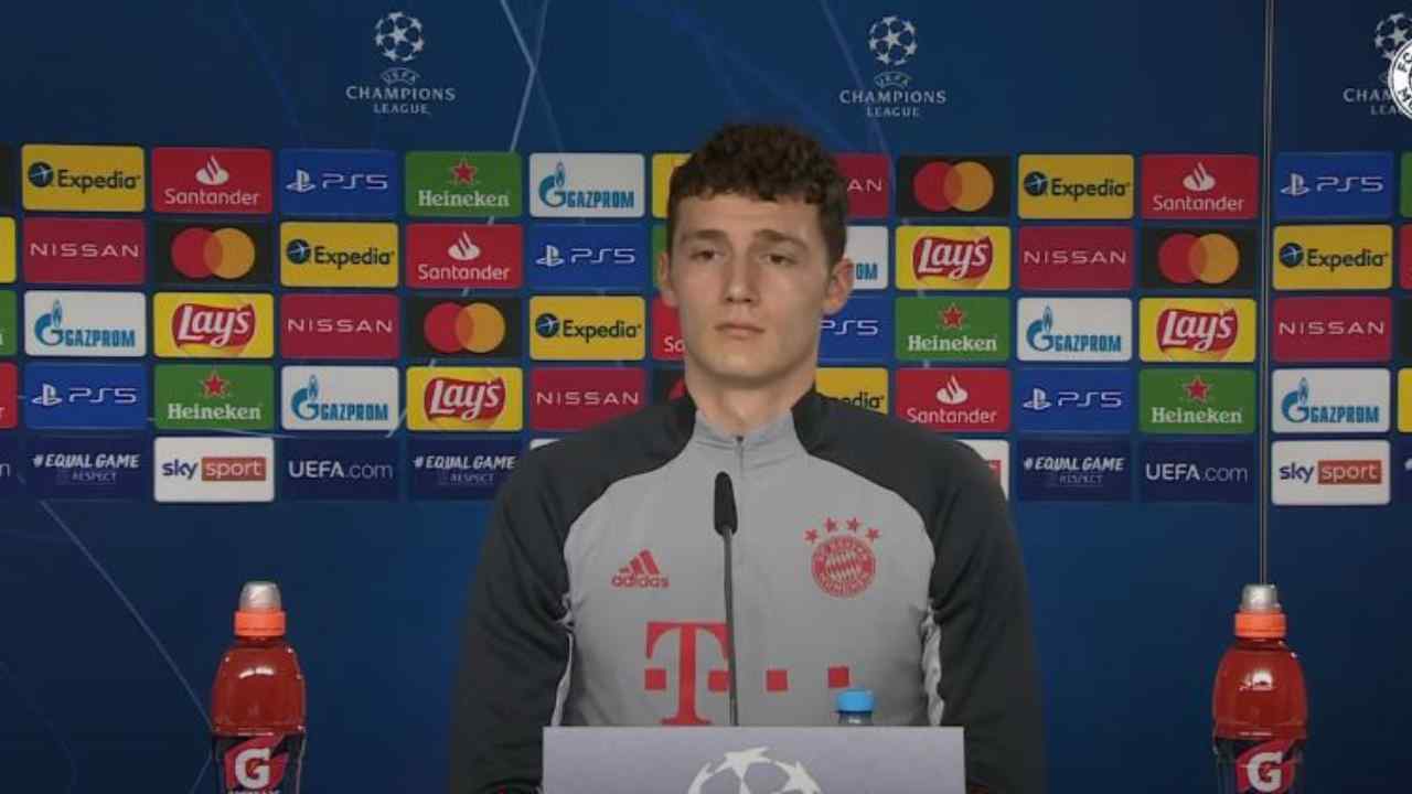 Pavard in conferenza - Screenshot youtube