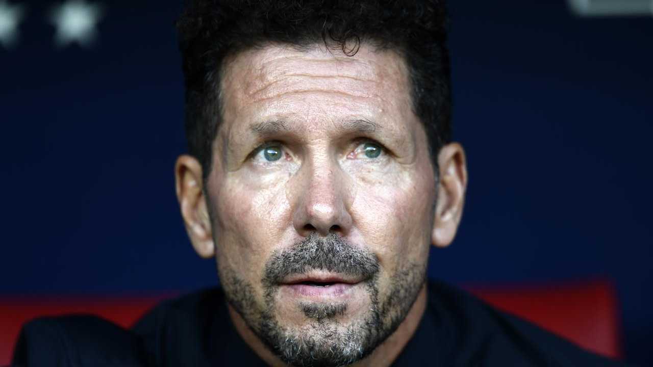 Simeone primo piano foto LaPresse