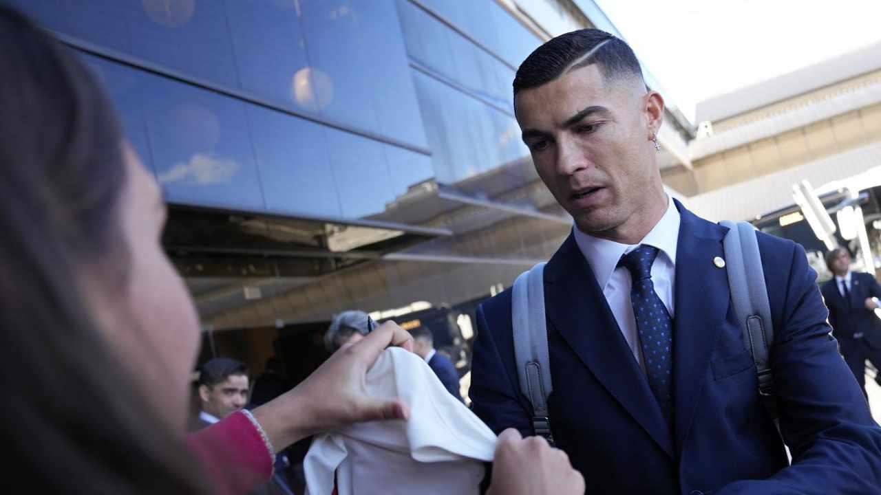 ronaldo sbarcato foto LaPresse