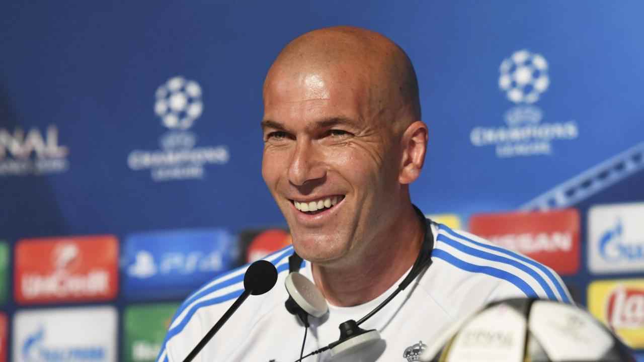 zidane in conferenza foto LaPresse