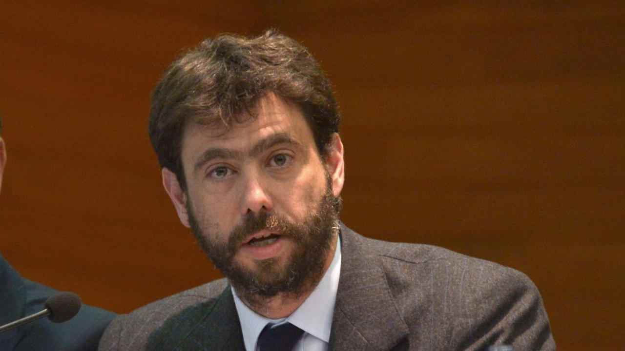 Andrea Agnelli ex presidente Juve foto lapresse