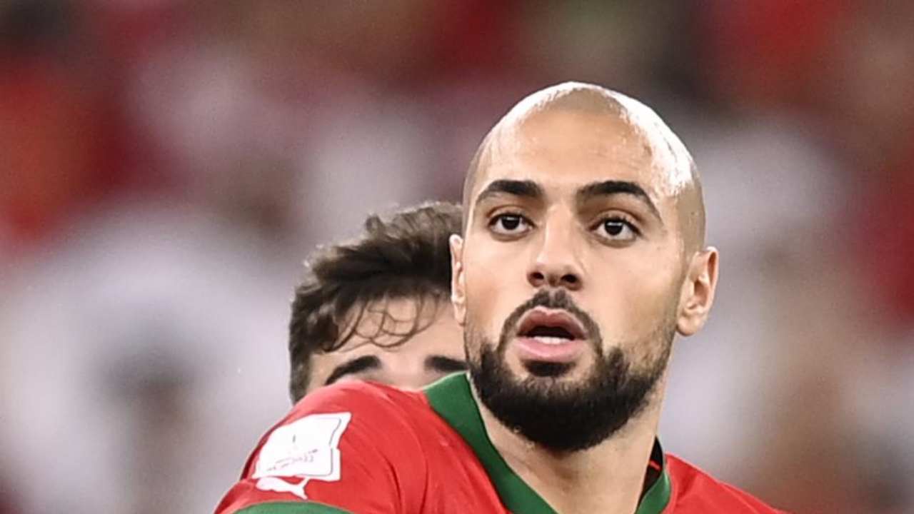 Amrabat col Marocco foto LaPresse