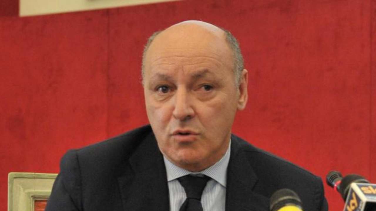 Marotta ai microfoni - foto LaPresse