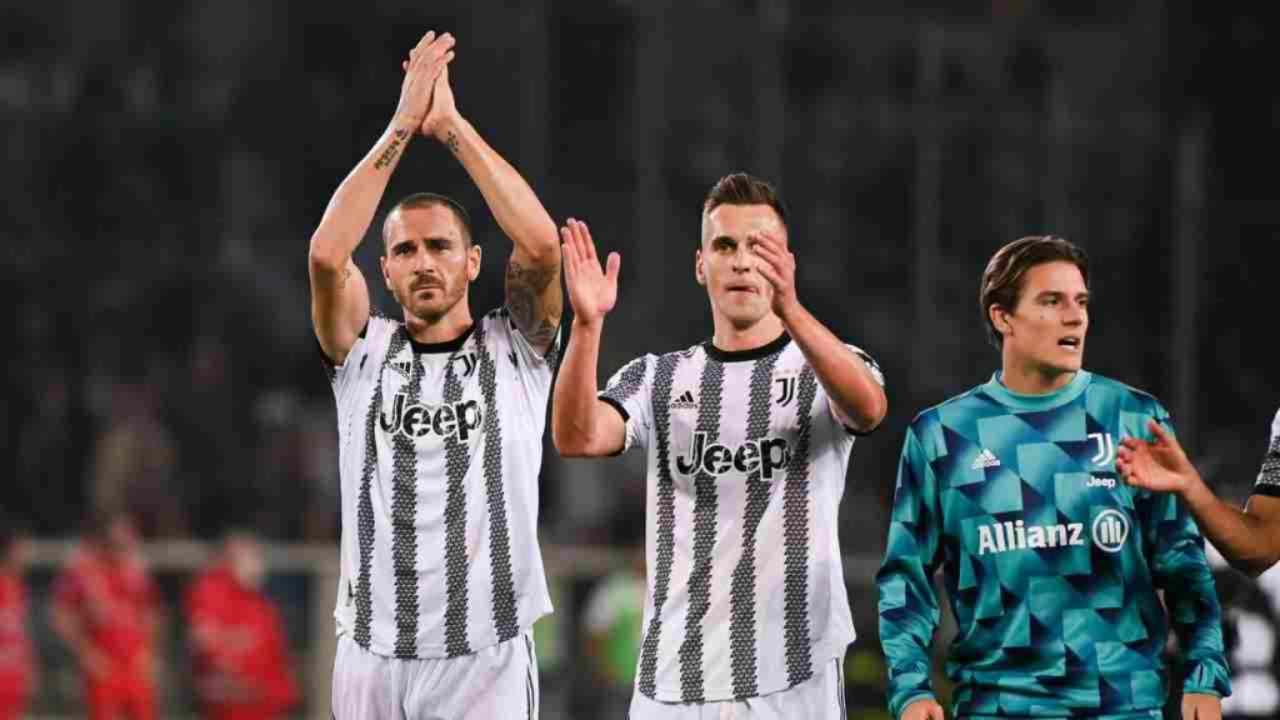 bonucci, milik e fagioli foto LaPresse