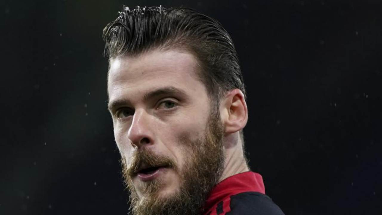 De Gea sfondo nero - foto Lapresse