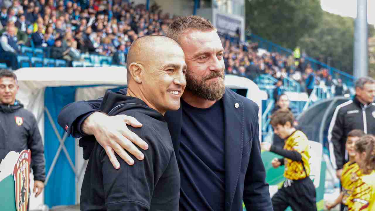 De Rossi e Cannavaro - foto LaPresse