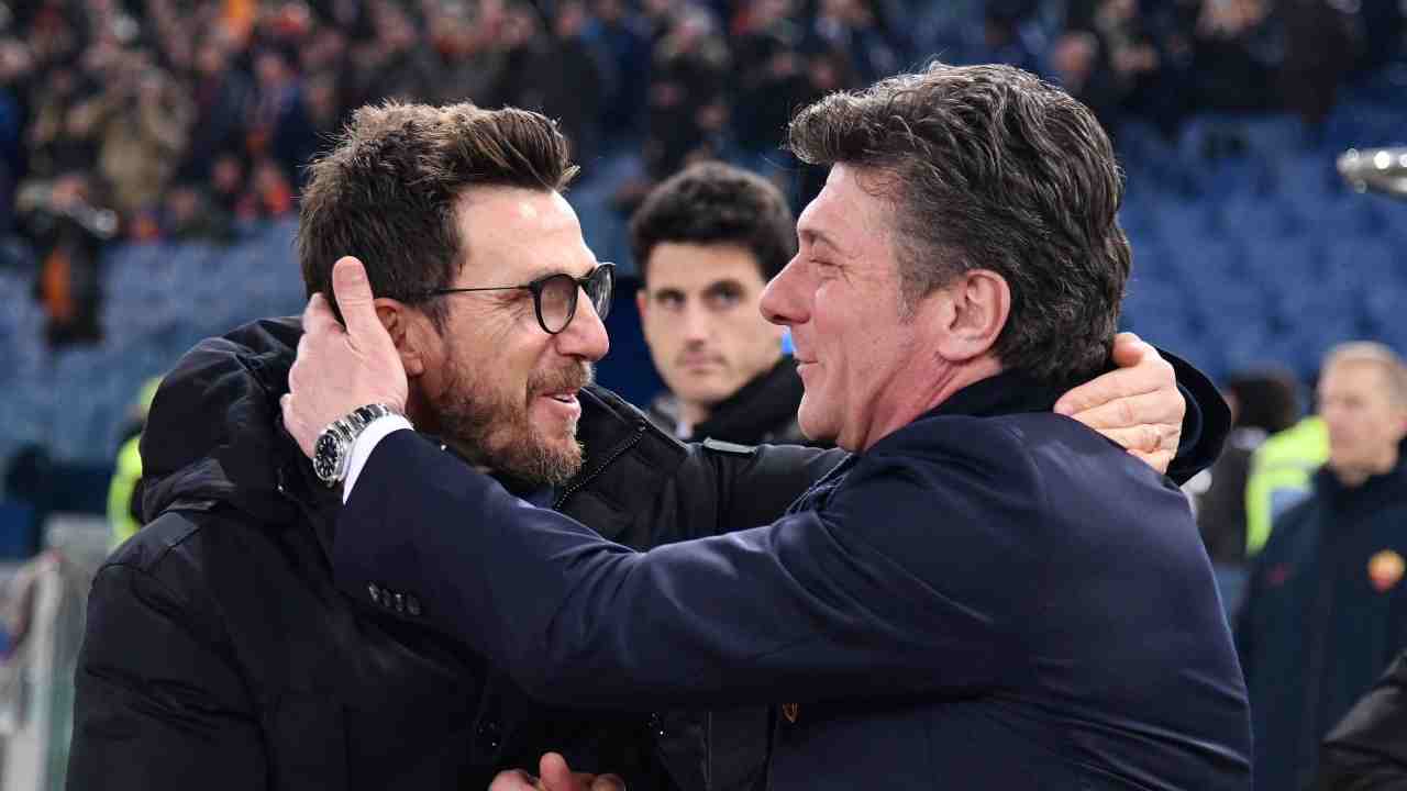 Di Francesco e Mazzarri foto LaPresse