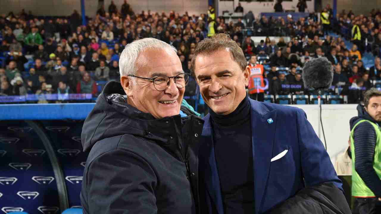 Ranieri e Semplici foto LaPresse