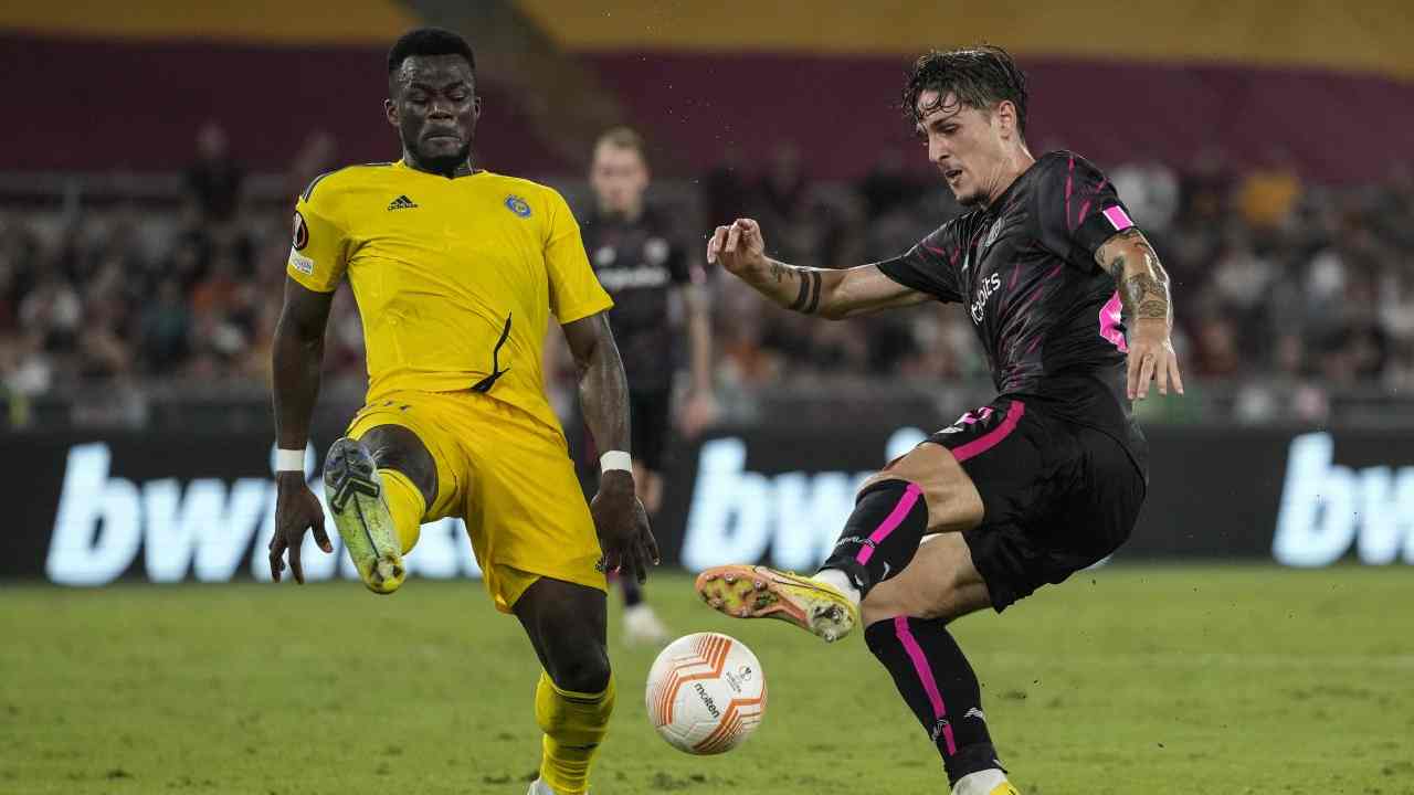 zaniolo in campo foto LaPresse