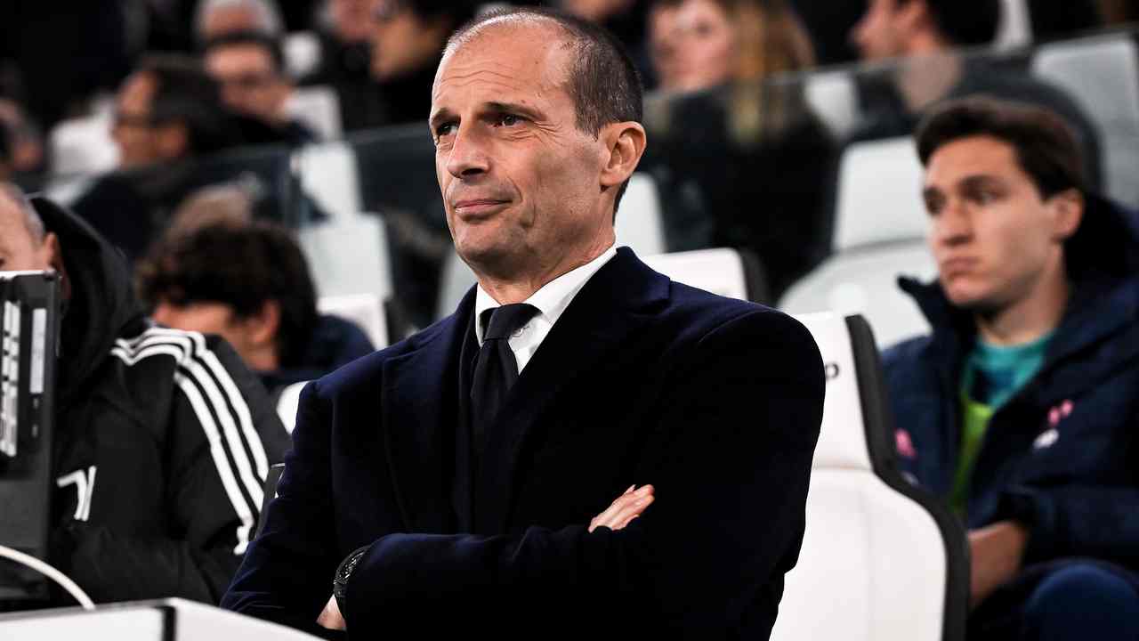 Allegri in panchina foto LaPresse