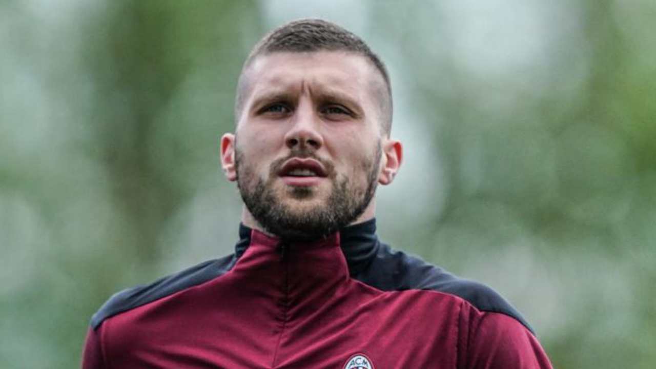 allenamento rebic foto LaPresse