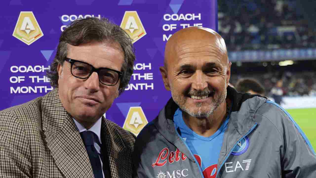 Giuntoli e Spalletti foto LaPresse