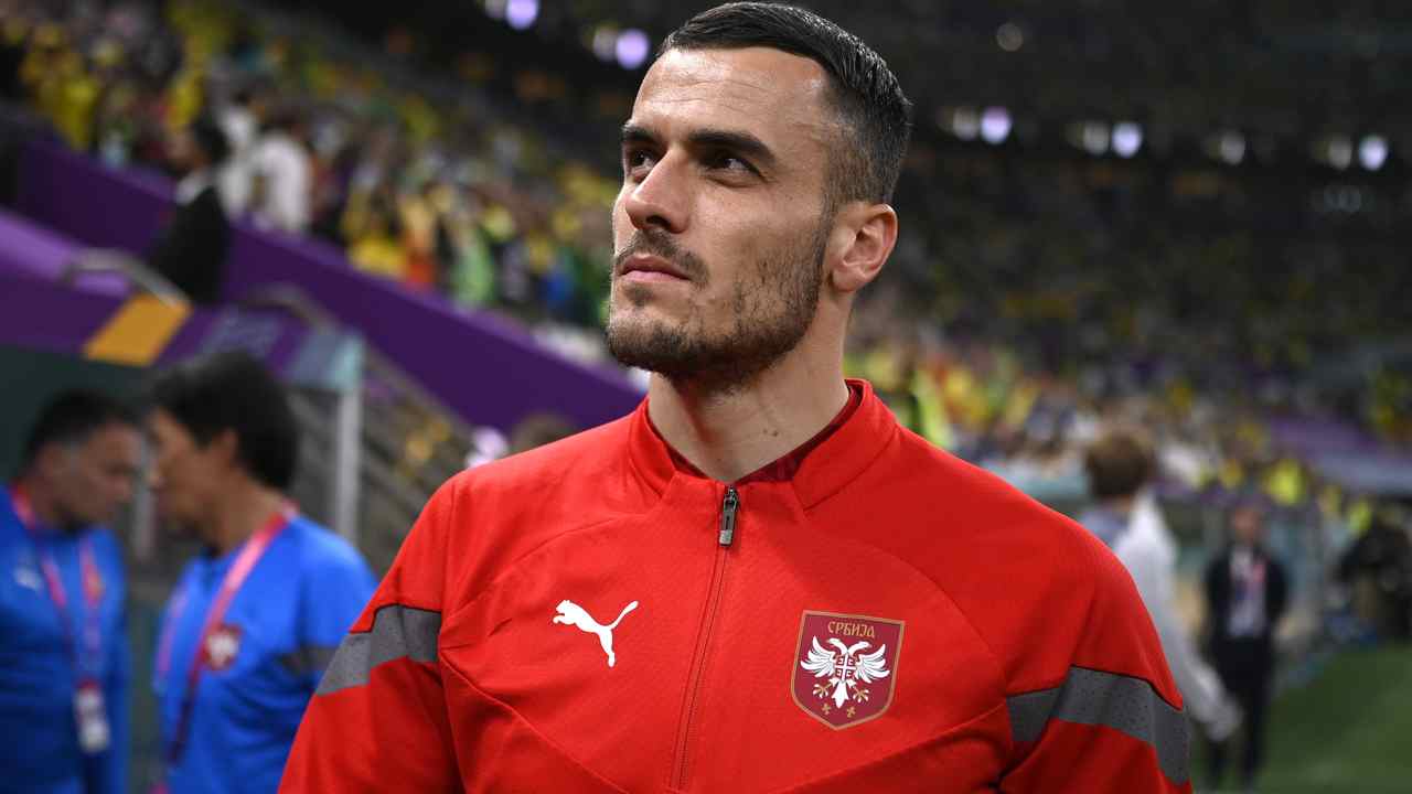 Kostic con Serbia foto LaPresse