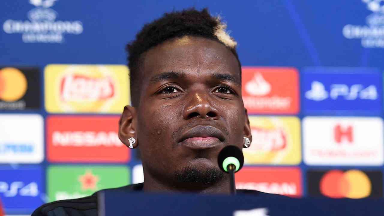 Pogba conferenza foto LaPresse