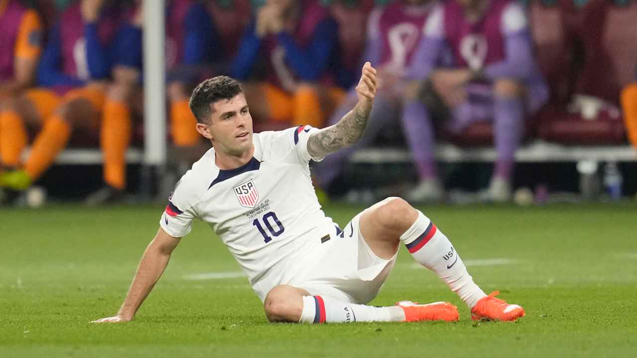 Pulisic a terra foto LaPresse