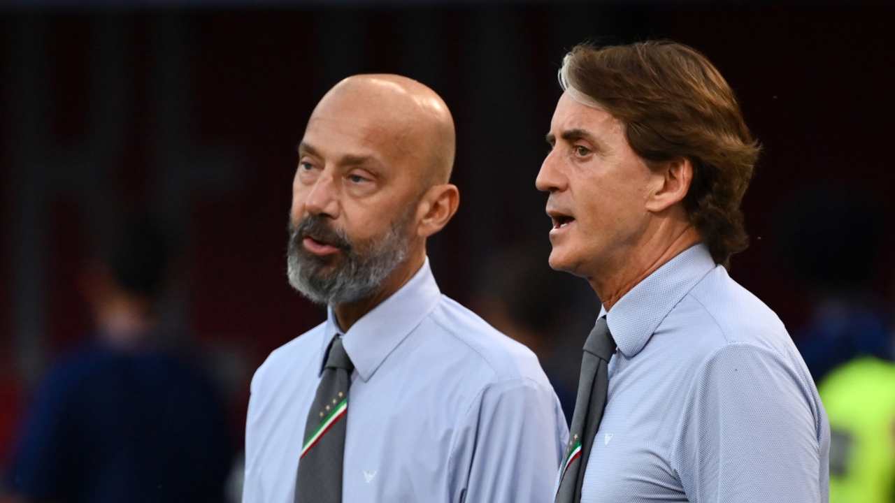 vialli e mancini foto LaPresse