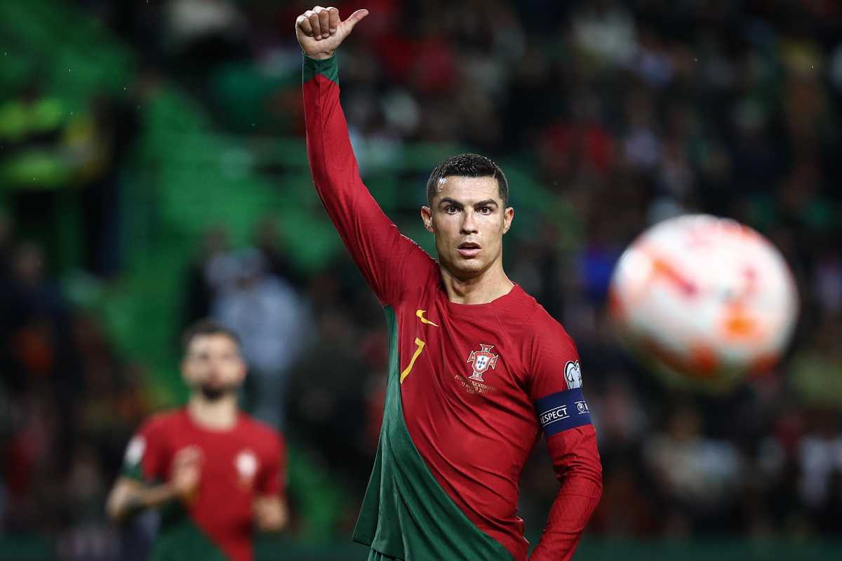 gesto cristiano ronaldo Al Nassr