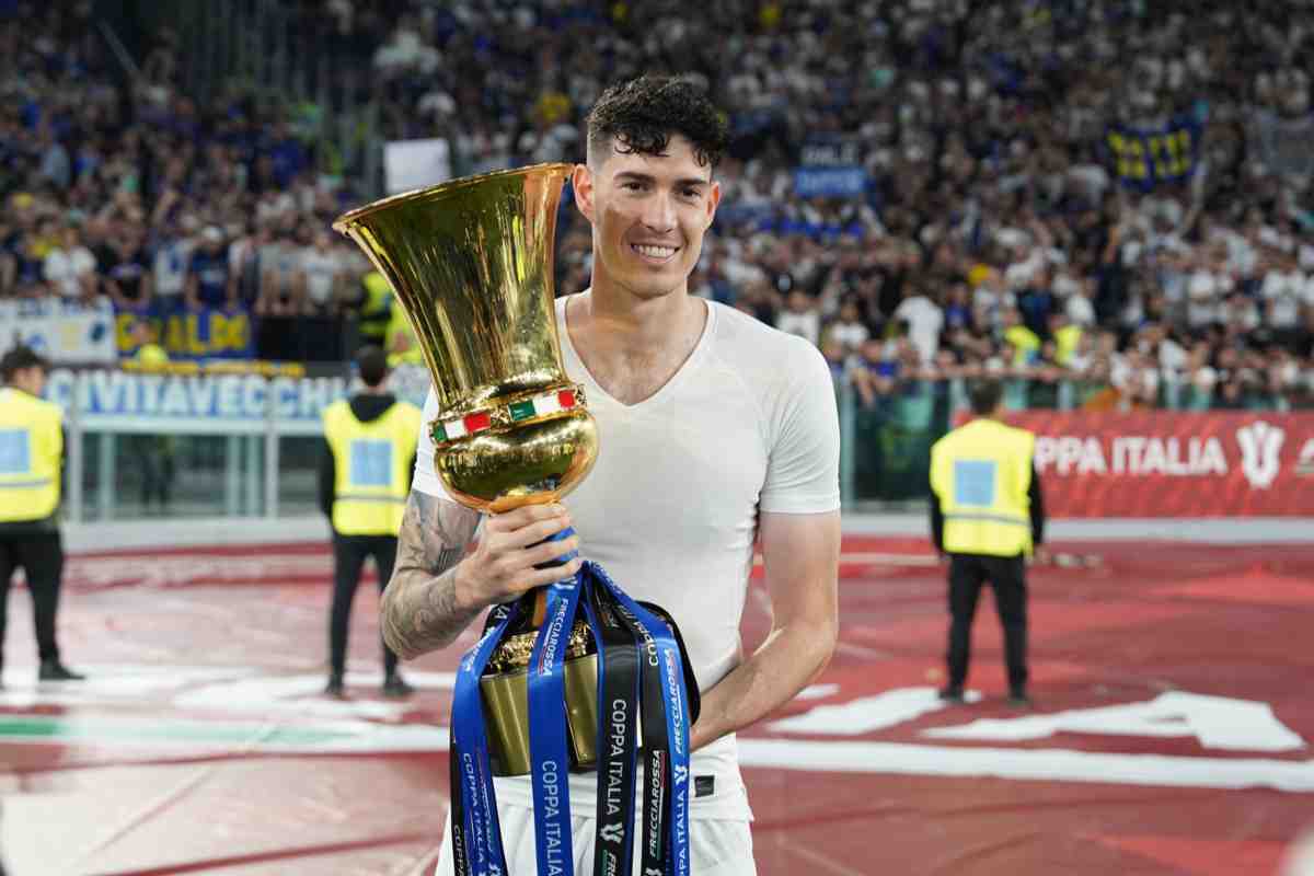 Bastoni vittoria Coppa Italia