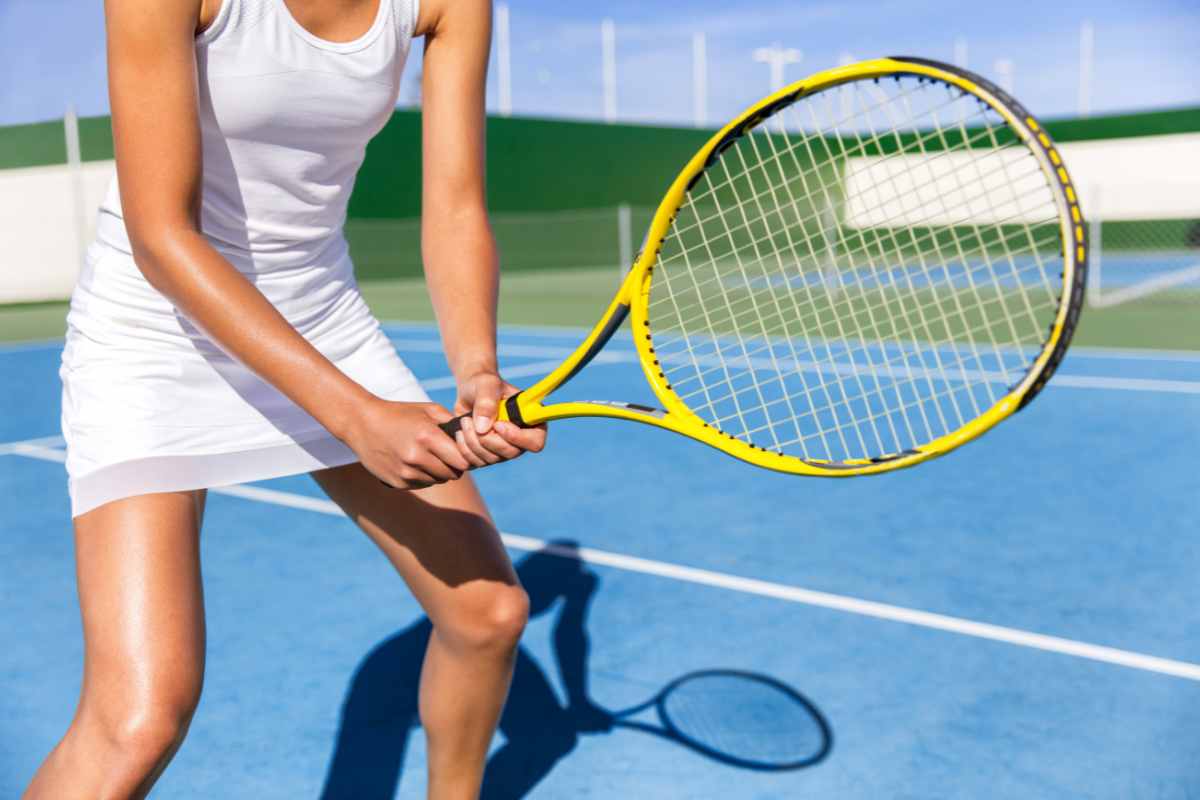 La tennista già in grande forma 