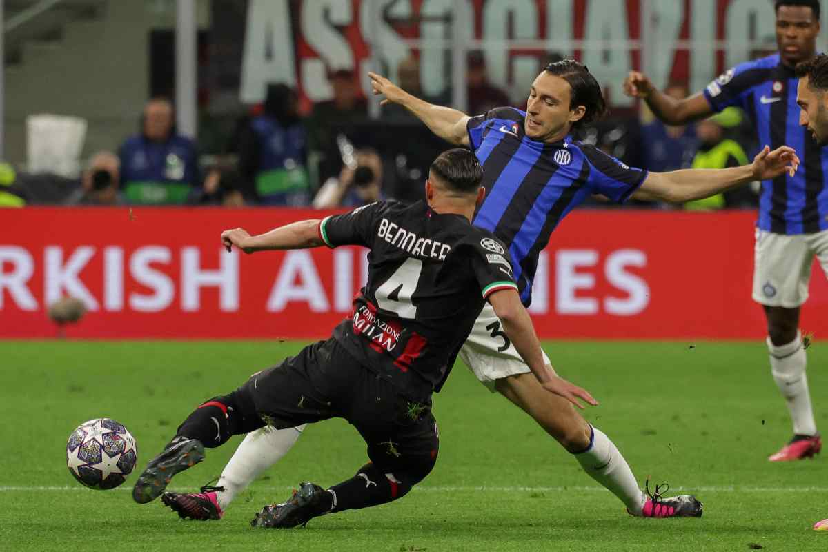 Ismael Bennacer infortunato, salta Inter-Milan
