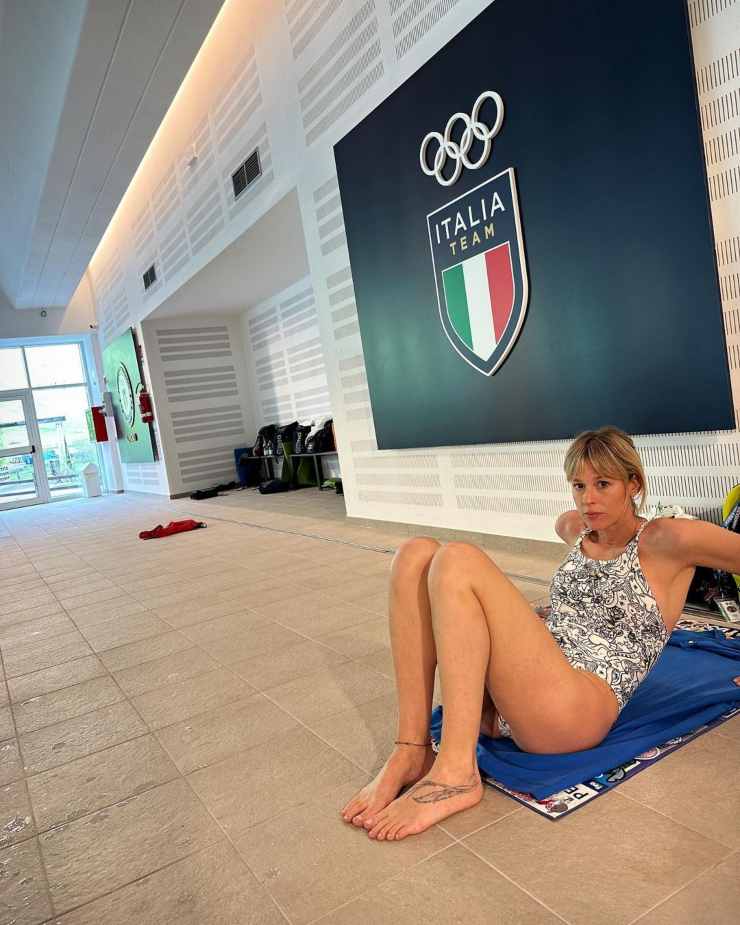 Federica Pellegrini, sempre incantevole in costume