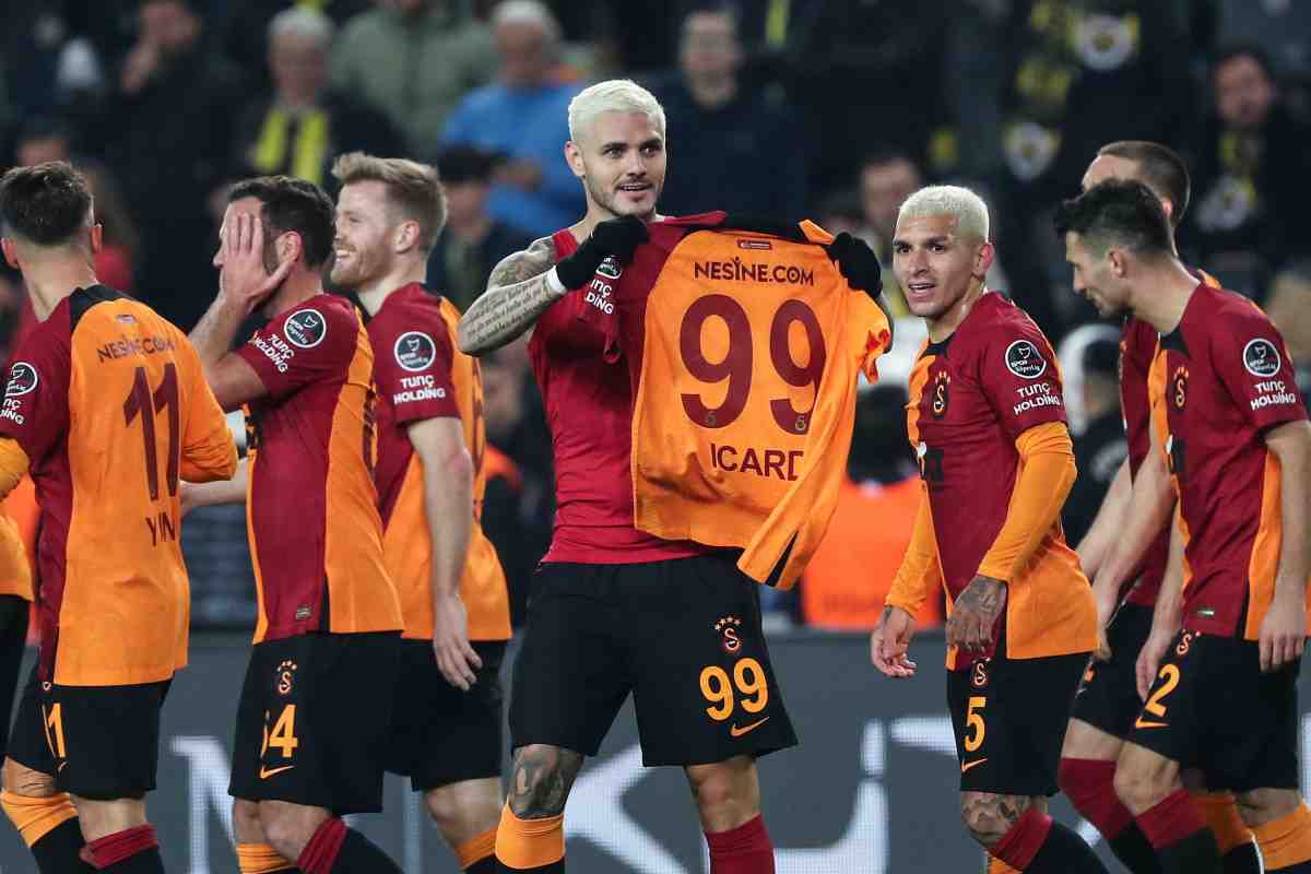 Mauro Icardi con la maglia del Galatasaray