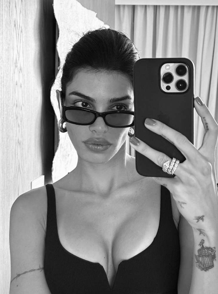 Il super selfie di Jovana Djordjevic 