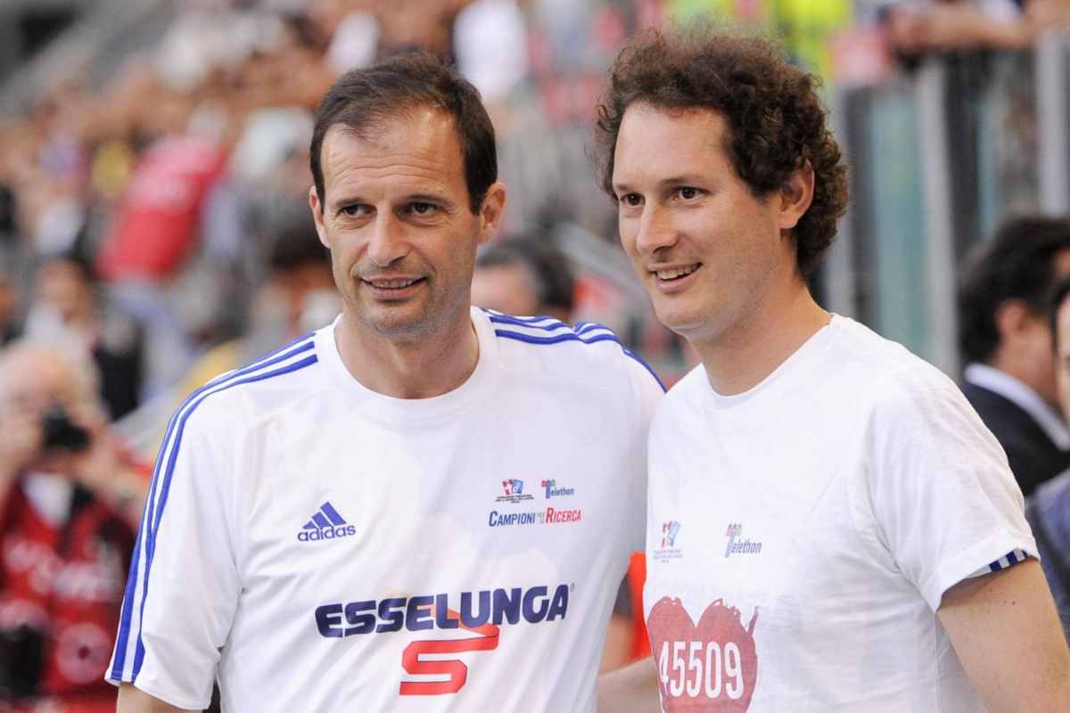 Massimiliano Allegri e John Elkann: avanti insieme? La risposta