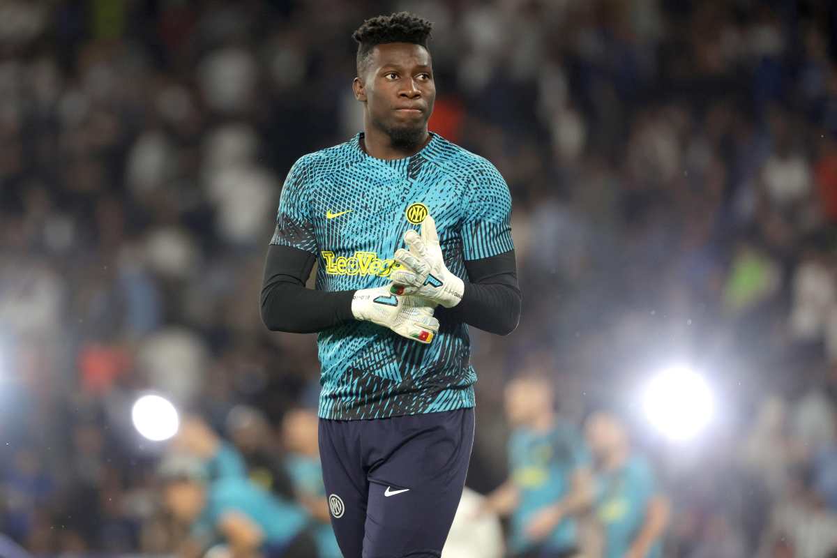 Onana si riscalda