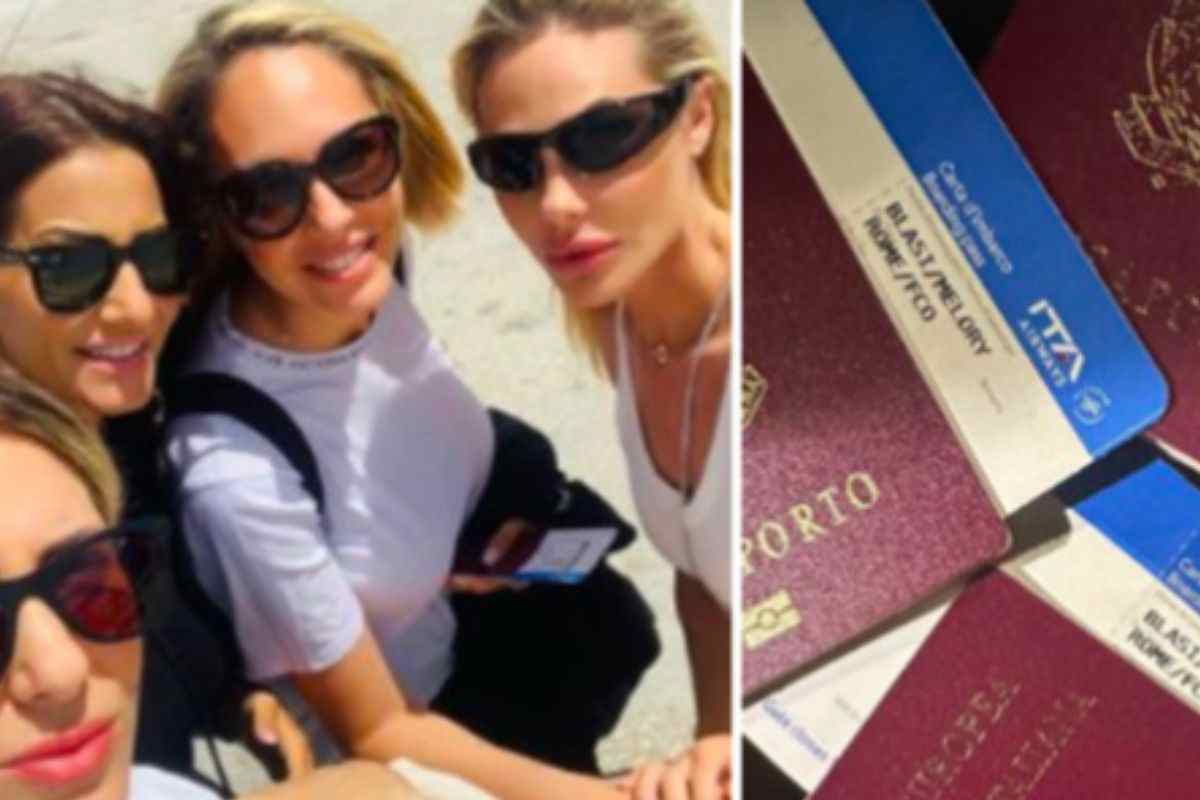 Ilary Blasi vacanza sorelle amica