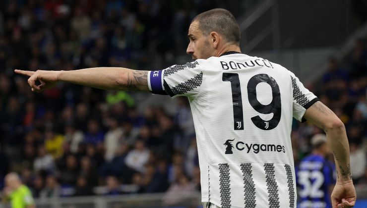 Leonardo Bonucci al passo d'addio