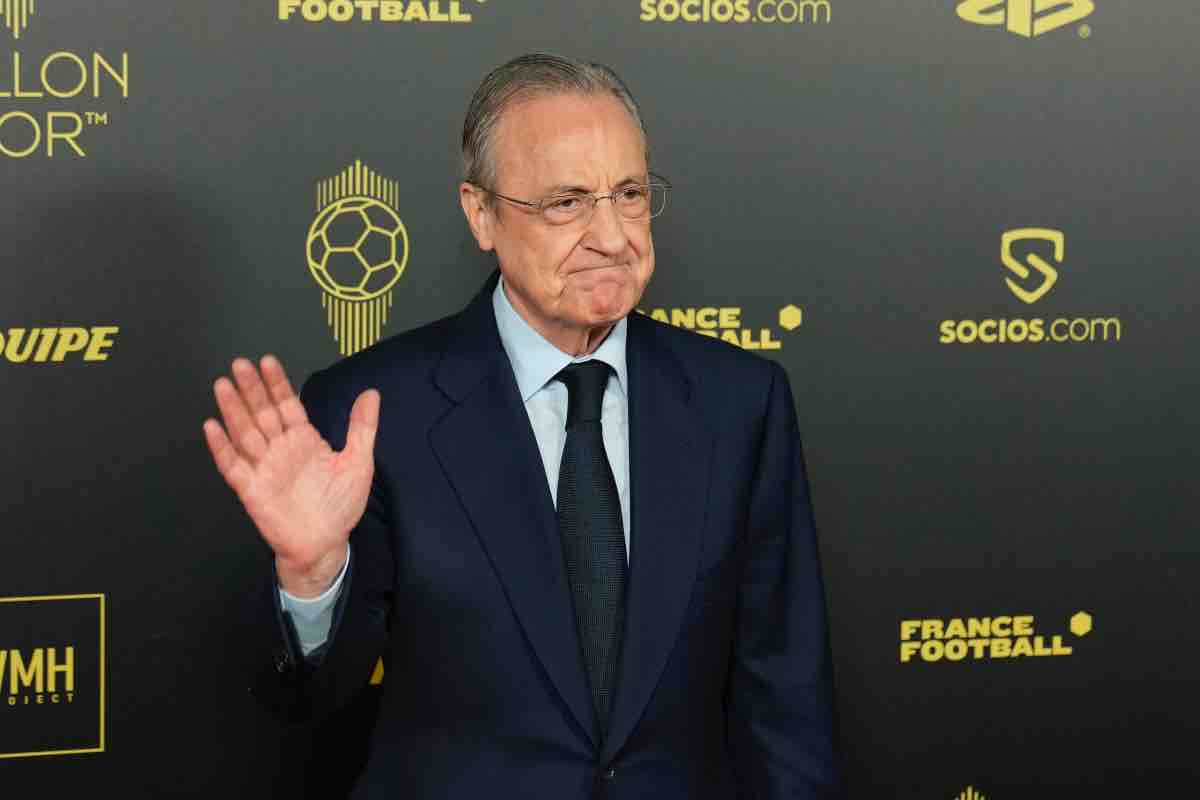 Florentino Perez saluta perplesso