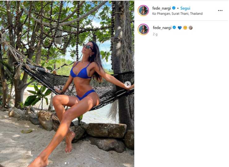 Federica Nargi lascia tutti senza parole. 