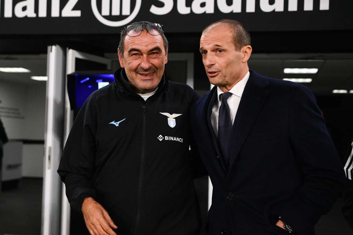 Sarri e Allegri, tecnici di Lazio e Juve