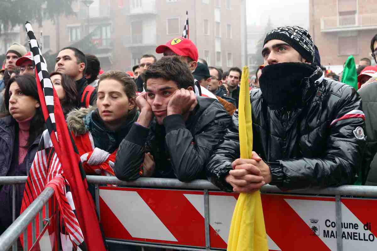 Tifosi Ferrari senza parole