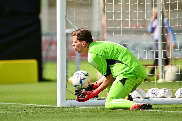 Wojciech Szczesny in allenamento