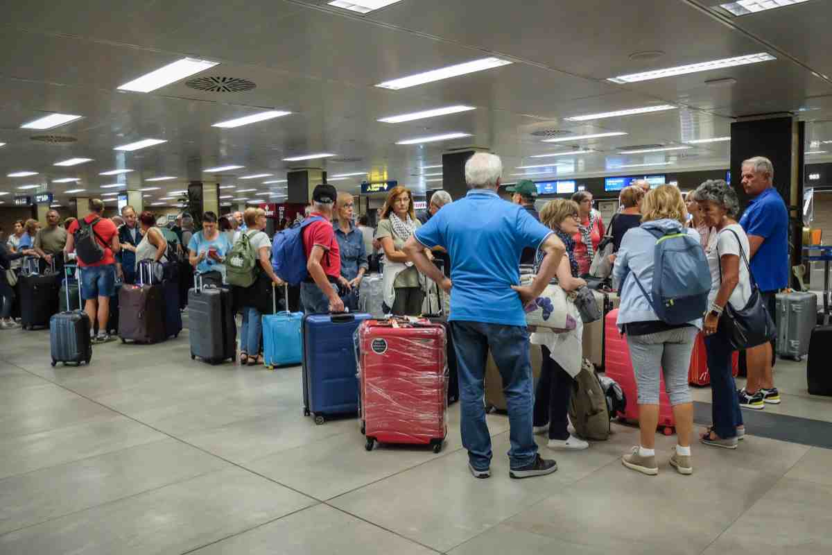 ritardo in aerporto