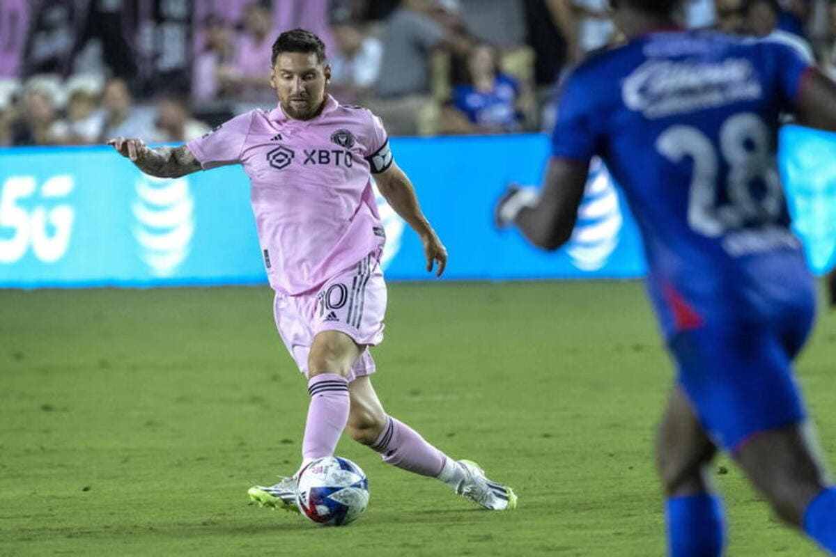 Messi gioca con l'Inter Miami