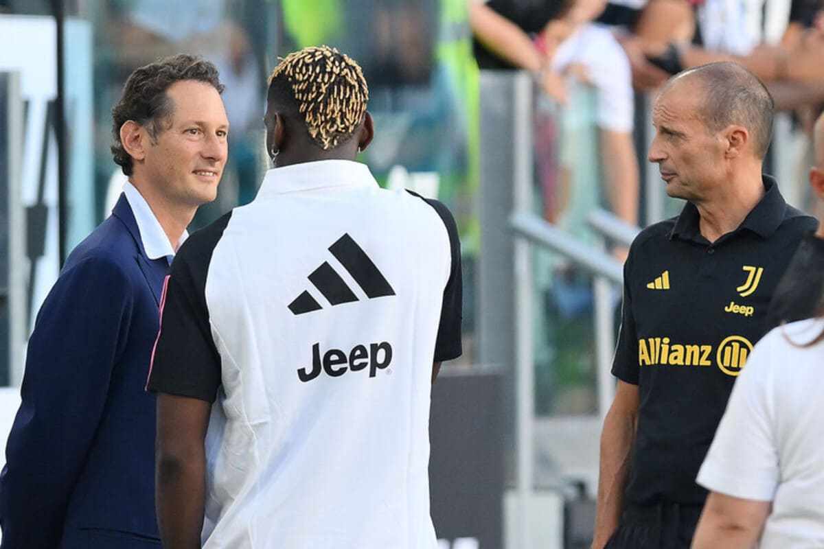 Allegri saluta Pogba