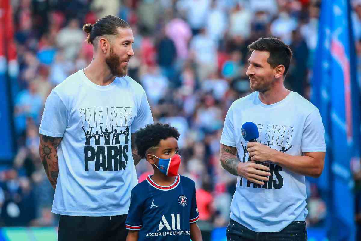 Sergio Ramos somiglianza Messi