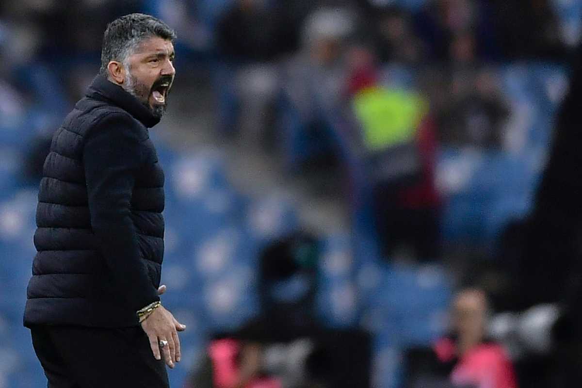 Gattuso furioso contro l'arbitro